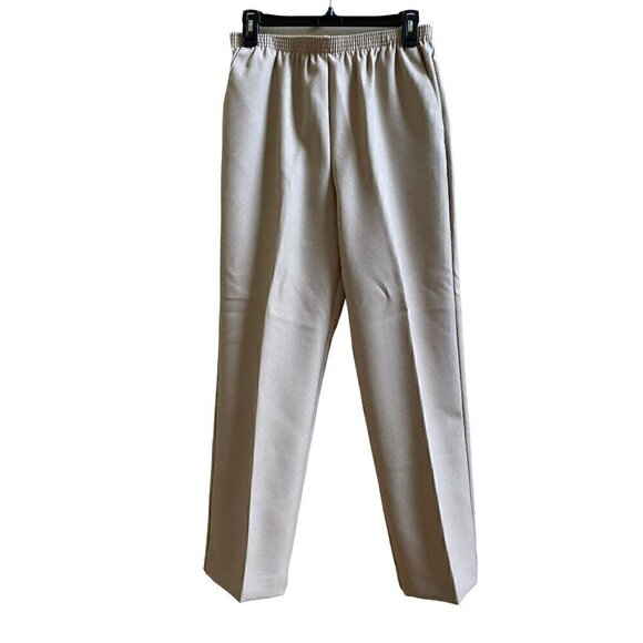 Alfred Dunner Classics Pants Textured Nantucket - Picture 3 of 4